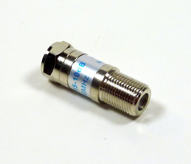 Philmore Phillmore 10 dB Coax Cable TV Signal Attenuator Pad; 42-110 - Image 2