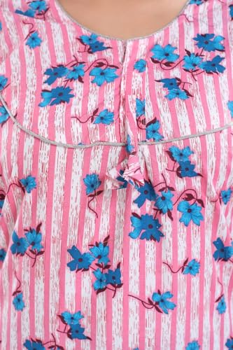 Fabme Women's Cotton Printed Nighty (Pack of 2) - Image 5