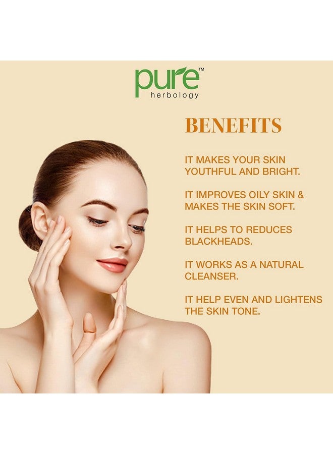 Pure Herbology Pure & Natural Orange Fruit Peel Powder for Glowing Skin, For Face Pack Skin Whitening, Acne/Pimples, (300Gm) - Image 3