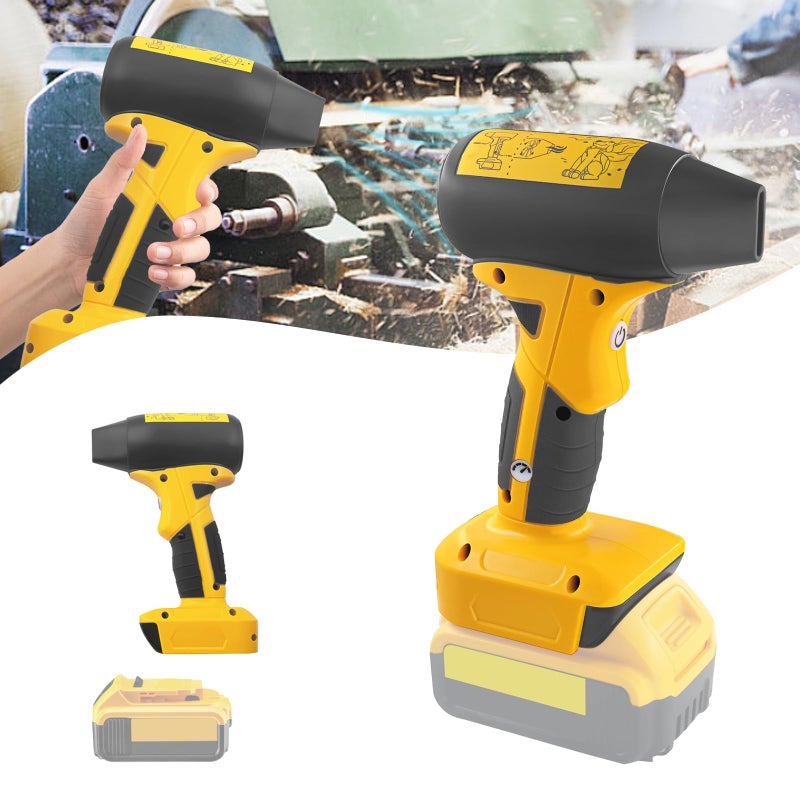 URUN Jet Dry Mini BlowerJet Fan 130000 RPM Wind Speed 4Speed Control Compatible with Dewalt 20V Lithium BatterySuper Jet Fan Blower for Drying Cleaning Battery not Included - Image 2