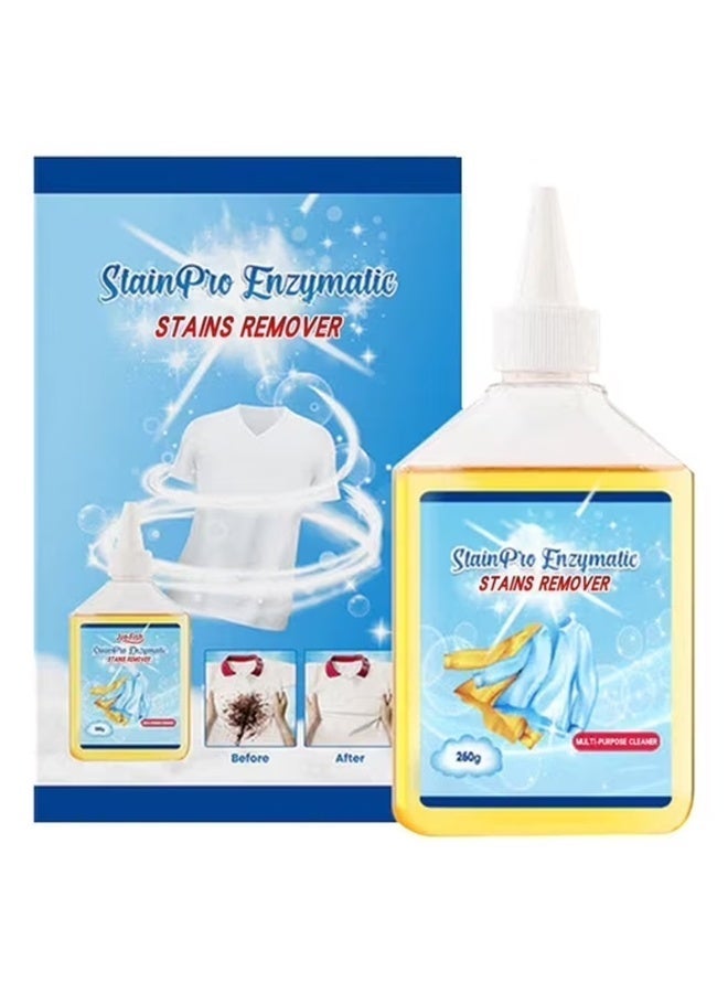 JUE-FISH منظف إنزيمي Advanced StainPro من Jue-Fish – مزيل بقع غسيل ثقيل مصمم لتفكيك الأوساخ الصعبة، والبقع الصفراء، وبقايا الزيت، وبقع الطعام للحصول على ملابس أنظف وأكثر إشراقًا على الفور - Image 2