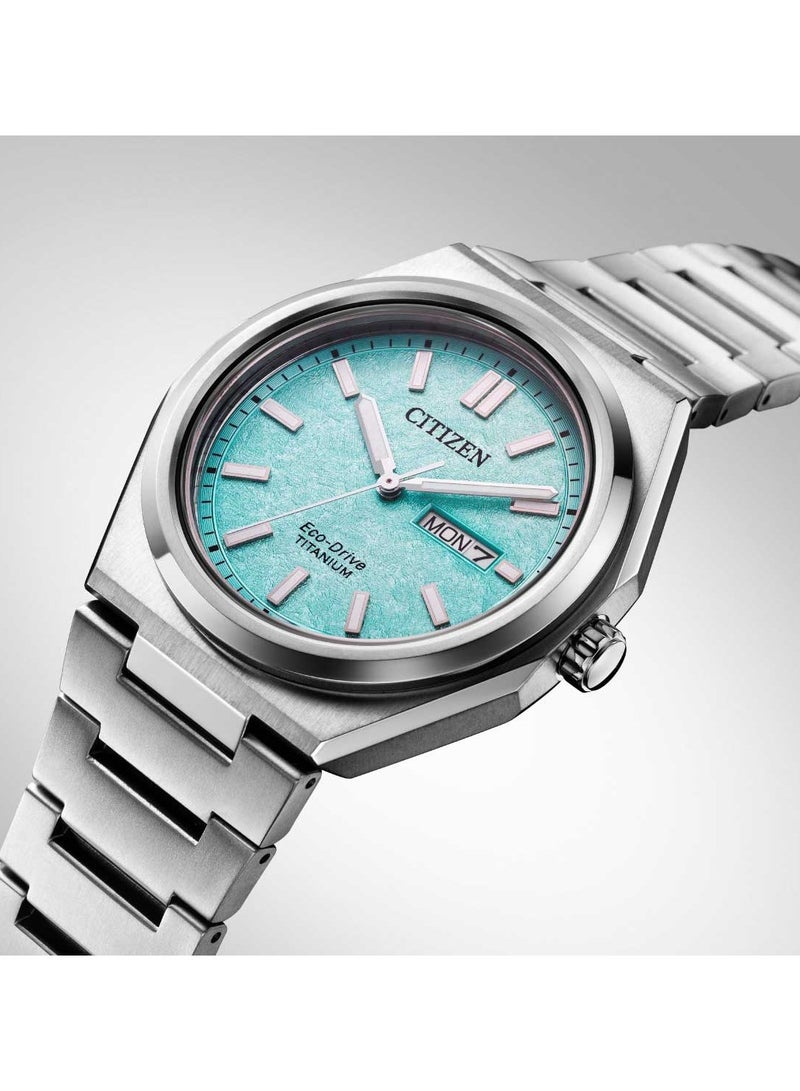 CITIZEN Zenshin Eco-Drive Titanium Men's Watch AW0130-85M - Image 2