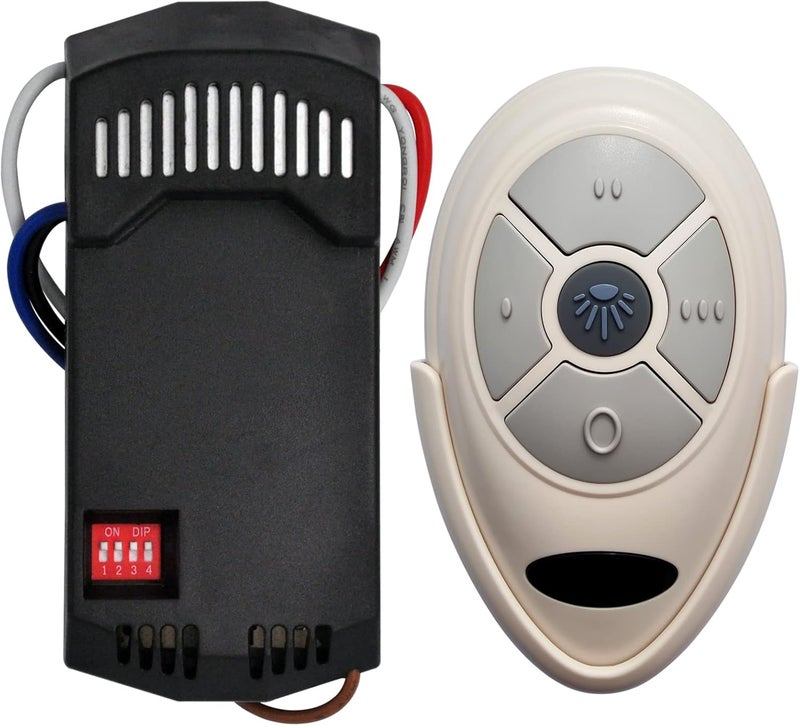 CENMING Universal Ceiling Fan Remote Control Kit for Harbor Breeze Hunter Allen Roth Hampton Bay,w/Receiver Light Dimmer 3-Speed, Replacement of L3HFAN35T1 35T1 L3HFAN35T 35T KUJCE9603 UC7202T CHQ7202T - Image 1