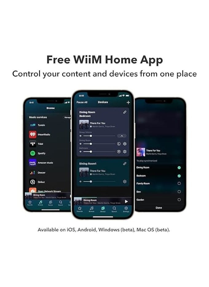 WiiM - WiiM Pro AirPlay 2 Receiver, Chromecast Audio, WiFi Multiroom Streamer, Compatible with Alexa, Siri and Google Assistant, Stream Hi-Res Audio from Spotify, Tidal and More - Image 1