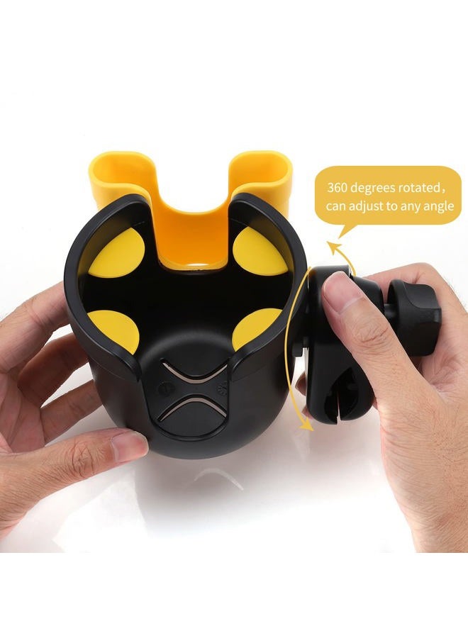 accmor 2-in-1 Stroller Phone & Cup Holder - Universal for Uppababy, Nuna, Doona & More - Image 4