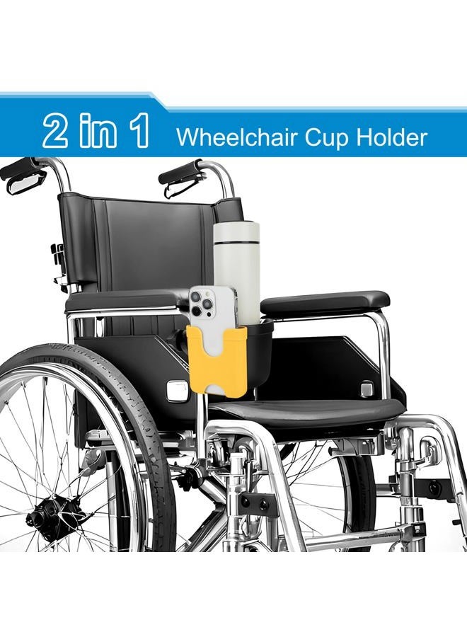 accmor 2-in-1 Stroller Phone & Cup Holder - Universal for Uppababy, Nuna, Doona & More - Image 2