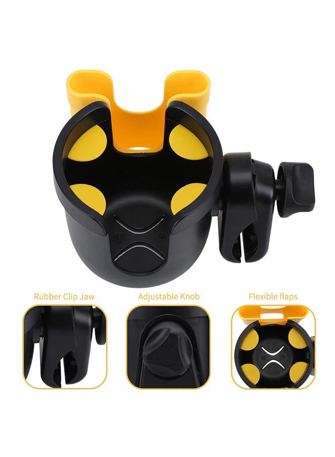 accmor 2-in-1 Stroller Phone & Cup Holder - Universal for Uppababy, Nuna, Doona & More - Image 3