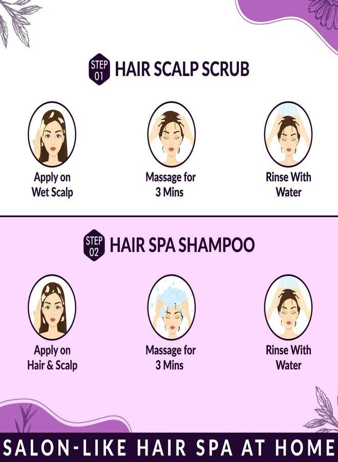 NEUD Xpose Yourself 4-Step DIY Advanced Hair Spa Kit for Salon-Like Silky Bounce at Home (4 Packs (40 g Each)), White - Image 3