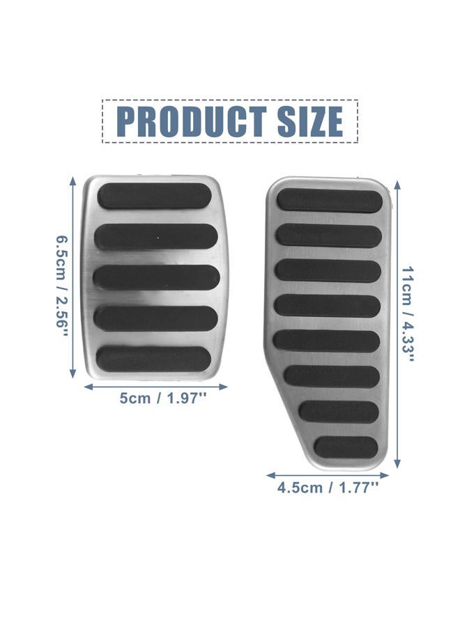 X AUTOHAUX 3pcs Accelerator Pedal and Brake Pedal Cover Set for Suzuki Swift - Image 4