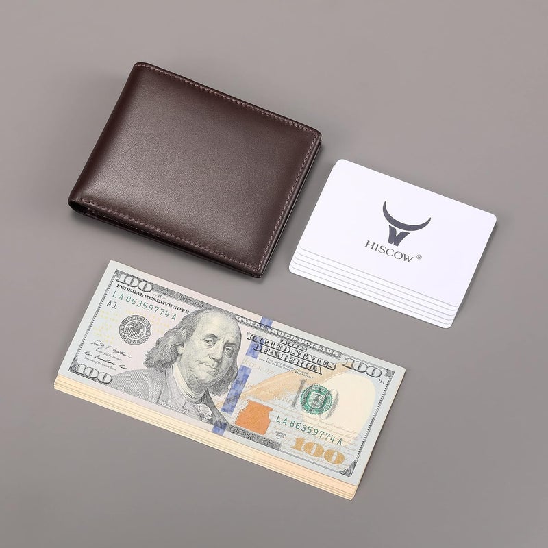 HISCOW Leather Business Card Case Holder for Men & Women, Italian Calfskin - Image 2
