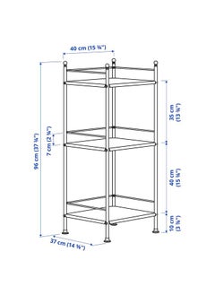Zaboon Shelving Unit, White, 40X96 Cm  - Image 4