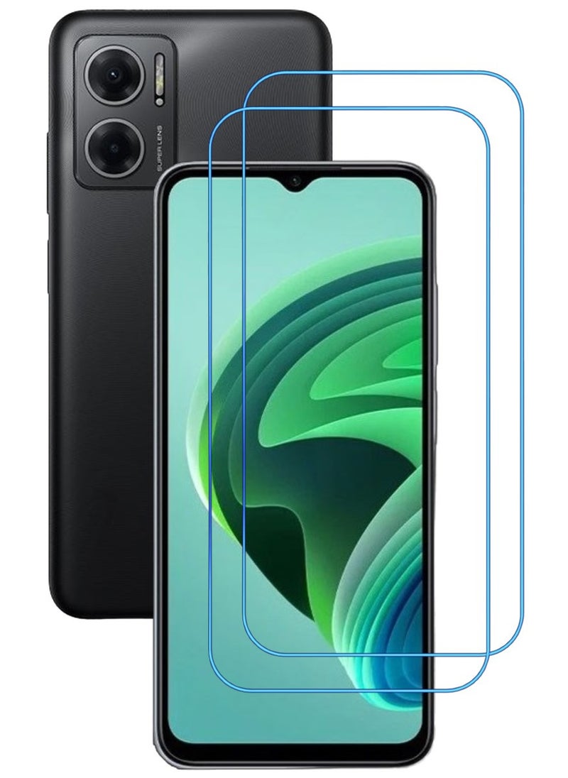 ACLIX 2 Pieces Antistatic ESD Dustproof Premium Quality High Definition Clear Tempered Glass Screen Protector Designed For Xiaomi Redmi Note 11E - Image 1