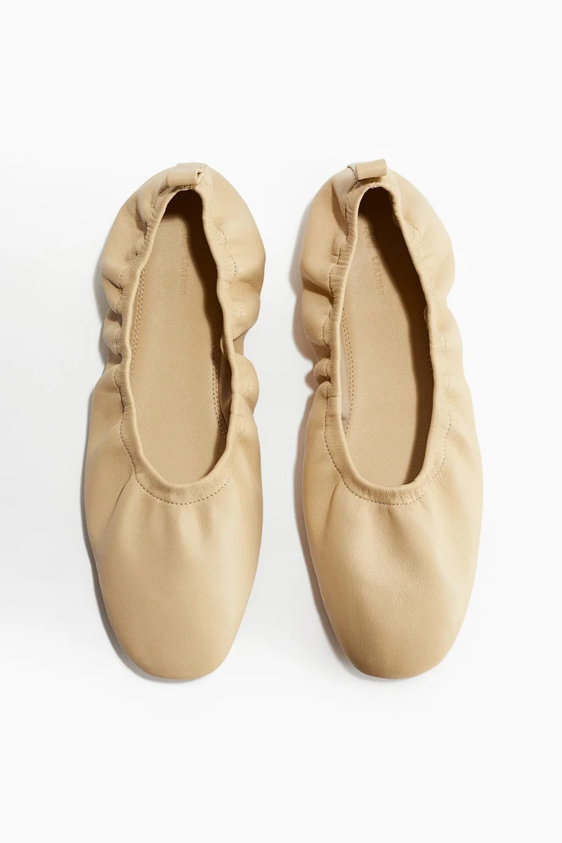 H&M Leather ballet flats