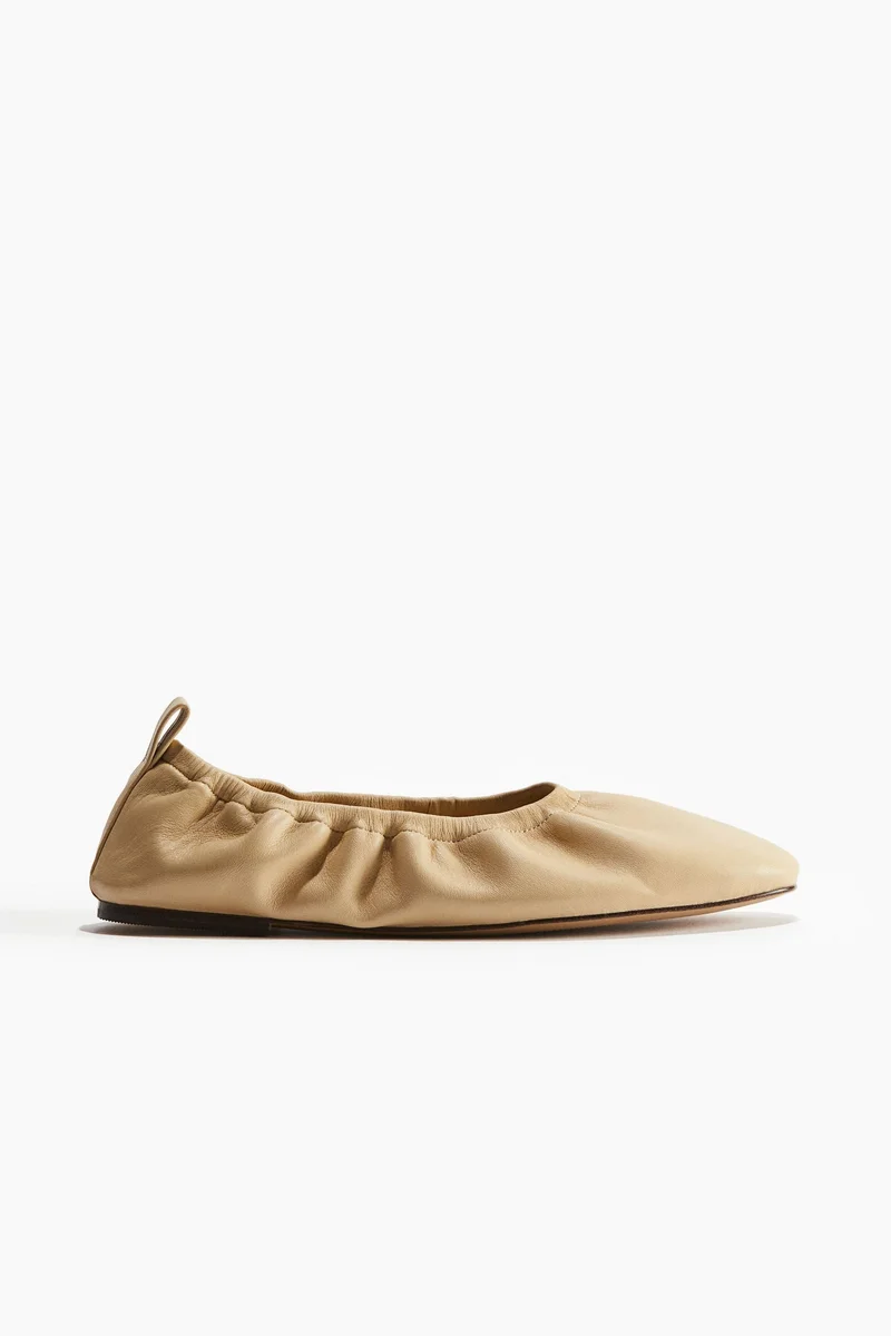 H&M Leather ballet flats