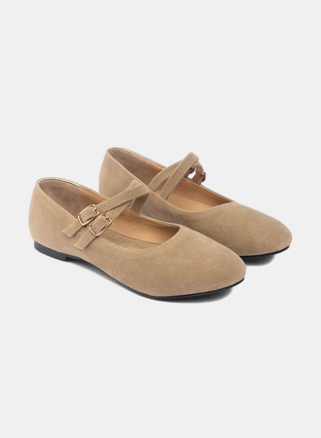 Duo Mary Jane Ballerina Flats