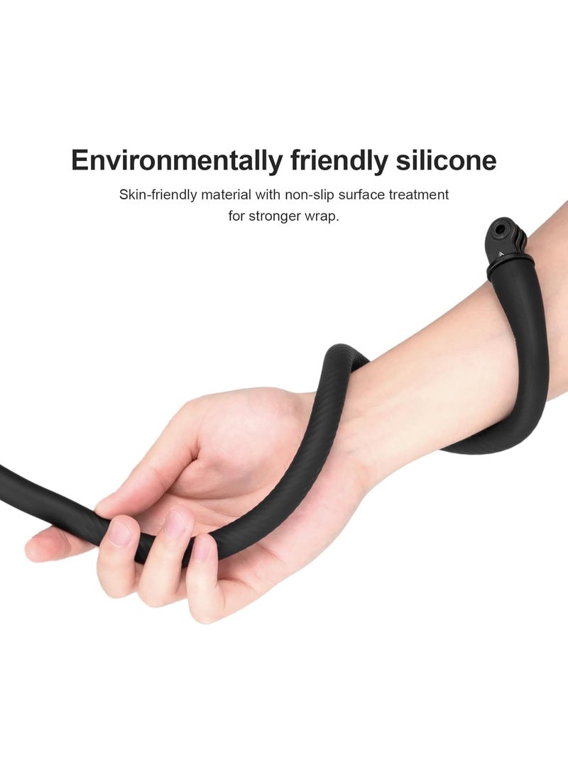 TELESIN Flexible Monkey Tail Selfie Stick Holder for GoPro Hero 13/12/11/10/9/8/7/6/5/Max/Mini, DJI OSMO Action 5 Pro 4 3 Pocket, Insta 360 X5 X4, AKASO, Monopod, Action Camera Accessories - Image 4