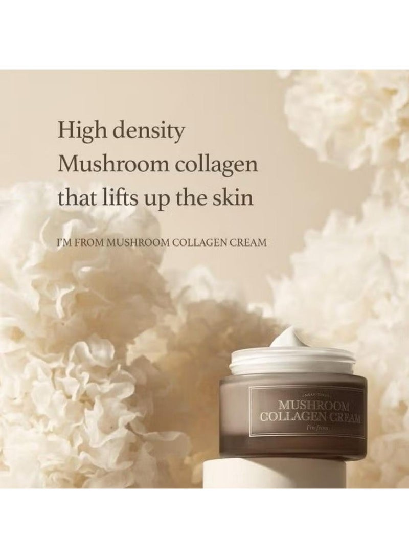 I'M FROM [I’M From] Mushroom Collagen Cream 1.69 Fl Oz Vegan Collagens Skin Firming Cream For Face Anti Wrinkles All Natural Organic Face Moisturizer - Image 2