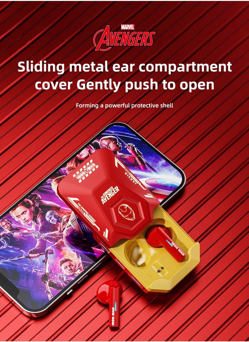 Generic - Marvel Black Panther Gaming Earbuds, Bluetooth 5.3 True Wireless, 13mm Dynamic Drivers, 360° Surround Sound, Type-C Fast Charging - Image 1