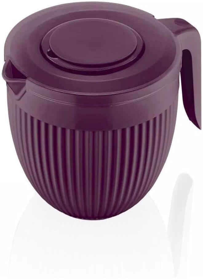 Bager Bager Sapphire Mixer Bowl With Lid 3500 Ml, Burgundy 
