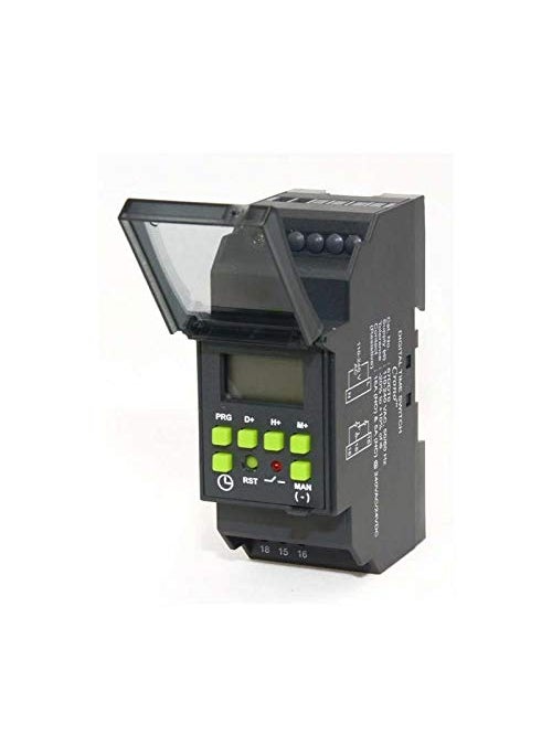 GIC GIC Make CRONO DailyWeekly Time Switch 85240VAC DC 1Ph 1CO Cat No 67DDT0  - Image 1