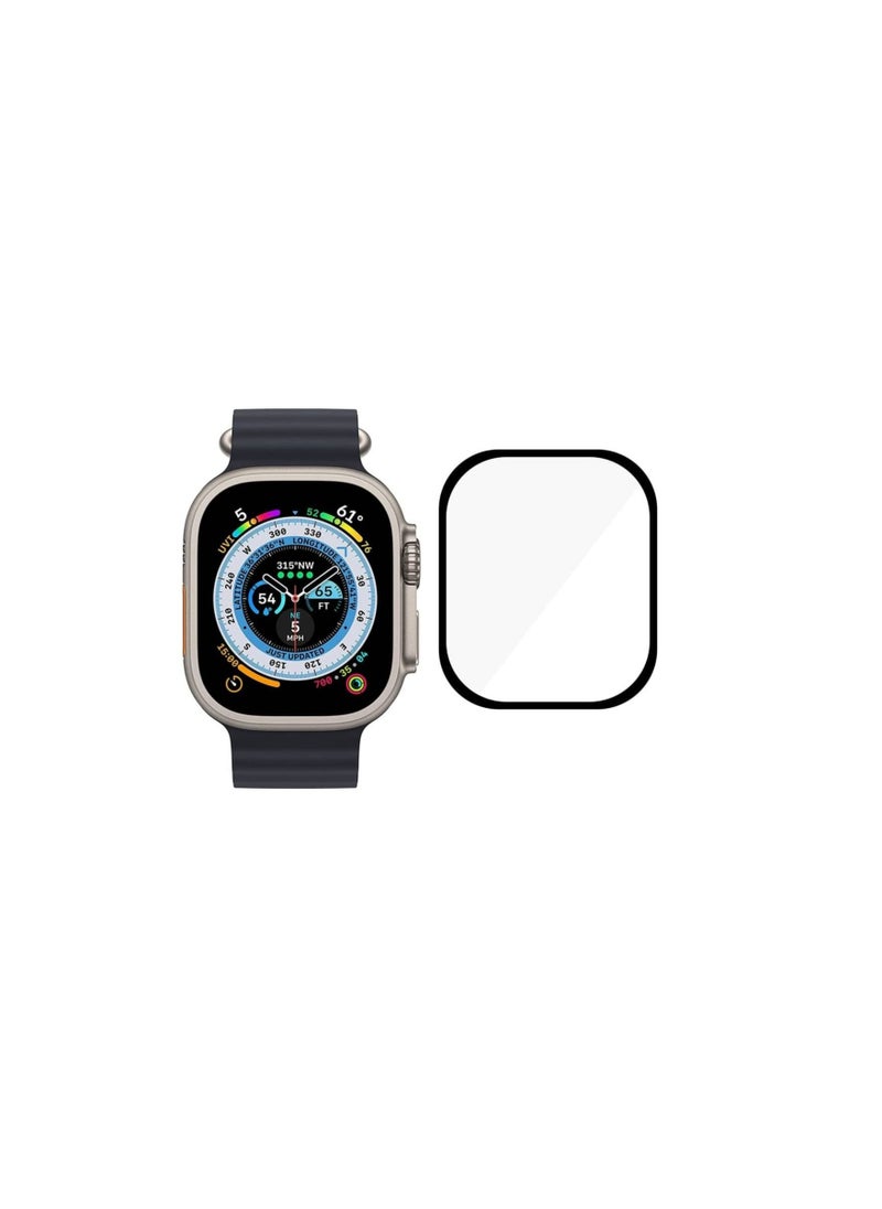 Generic - Screen Protector Compatible With Apple Watch Ultra 2 - 49mm Series 9 - Anti-Scratch HD Clear , Anti-Fingerprint - Image 1