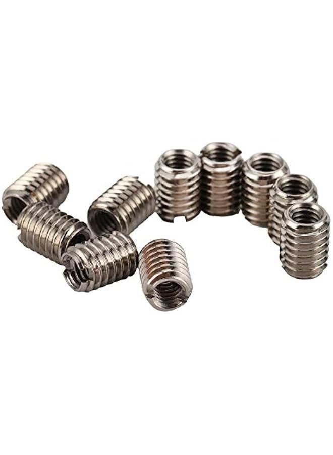 Embedment Nuts, 10pcs Threaded Inserts Stainless Steel M4 X 0.7 for Thread Repair for Mechanical Equipment - Image 1