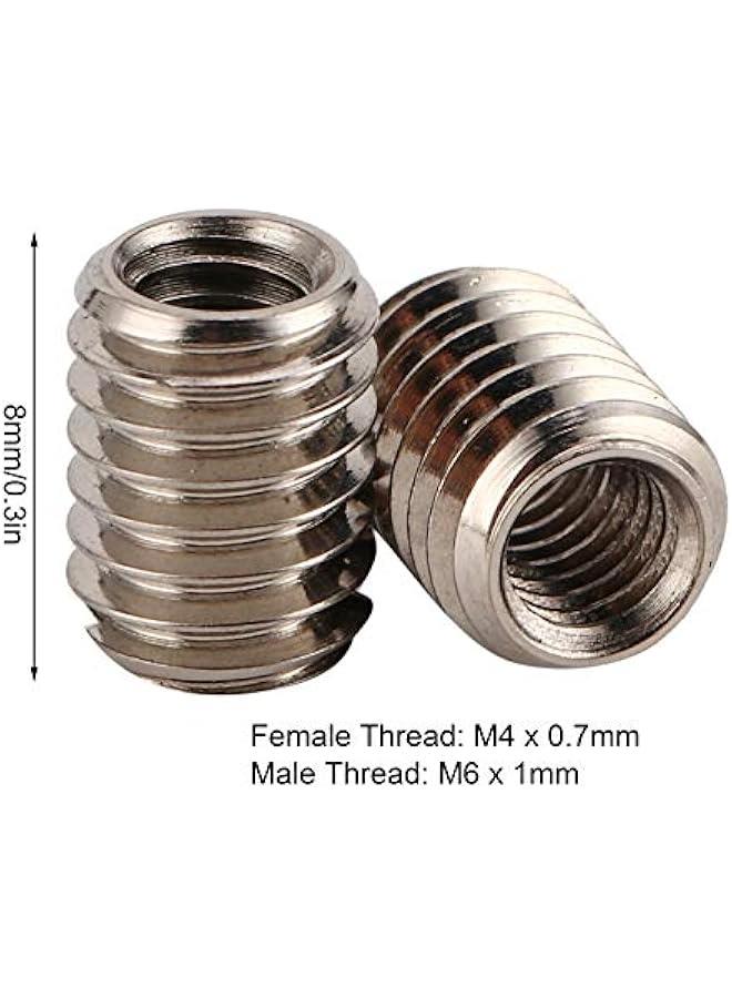 Embedment Nuts, 10pcs Threaded Inserts Stainless Steel M4 X 0.7 for Thread Repair for Mechanical Equipment - Image 3