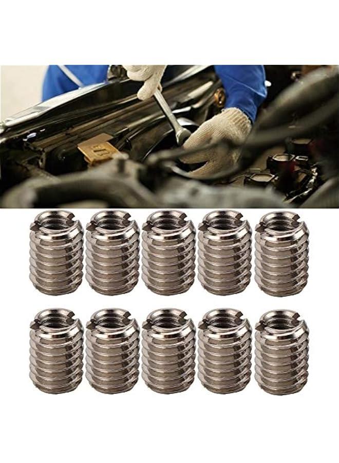 Embedment Nuts, 10pcs Threaded Inserts Stainless Steel M4 X 0.7 for Thread Repair for Mechanical Equipment - Image 5