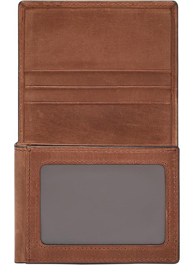 فوسيل محفظة رجالية جلدية ثلاثية الطي مزودة بتقنية حجب RFID - Image 3