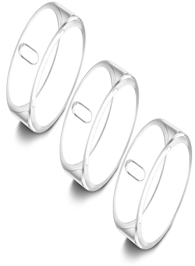 ZOOROO 3 Pack Cover Compatible with Oura Ring Gen 4/Oura Ring Gen 3 Horizon/Heritage, Support Charging with Cover on, Anti-Scratch TPU Protector for Men Women (Size 13, Clear*3) - Image 1