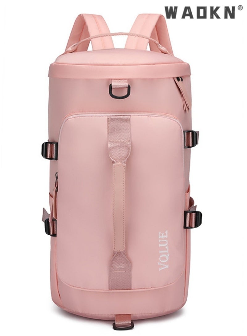 WAOKN Sports Bag with Backpack Function,Women & Men Duffle Bag For Travel, Small Waterproof Gym Sport Shoulder Bag With Shoe Compartment Carry On Backpack For Weekender Workout Overnight Campin, Sports  - Image 1