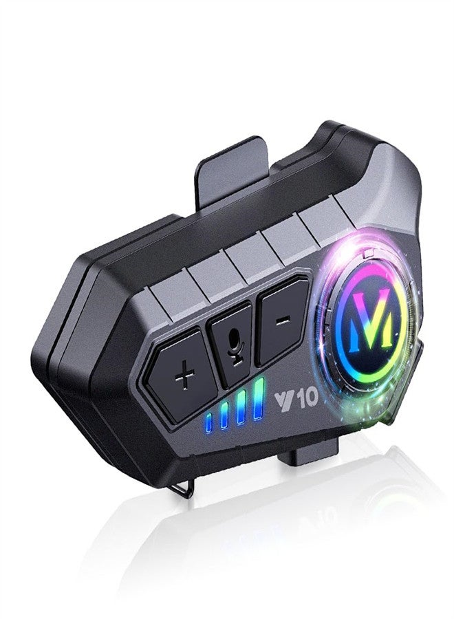 SYOSI Motorcycle Helmet Headset, V5.3 Bluetooth Speakers with Music Sharing, Noise Cancellation Helmet Headphone with Strong Bass，IPX6 Waterproof Headphone - Image 1