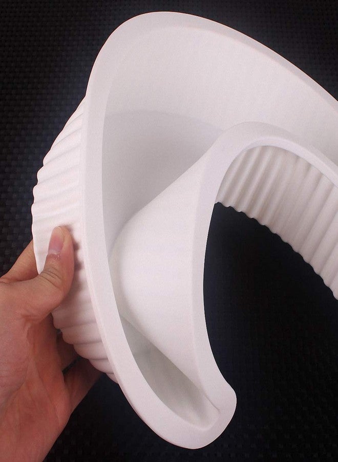 Fewo 3D Moon Shape Silicone Cake Mold, Crescent Moonlight Sonata Mousse Cake Pan Bread Pizza Baking Mold Kitchen Bakeware Tools - Image 4