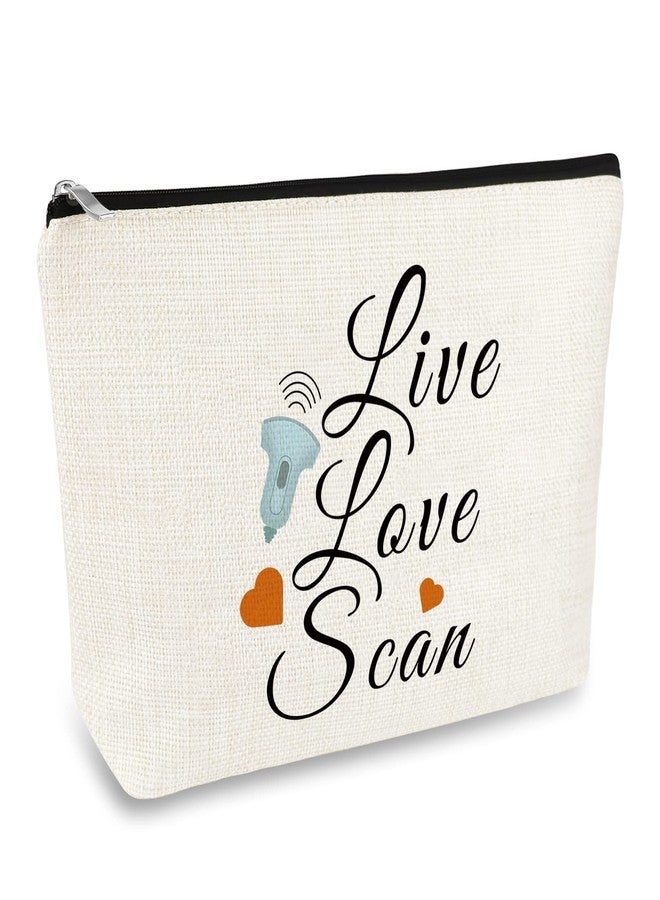 حقيبة مكياج هدية لأخصائيي التصوير بالموجات فوق الصوتية للنساء، هدية لأخصائيي التصوير بالموجات فوق الصوتية، حقيبة ملحقات التصوير بالموجات فوق الصوتية، حقيبة مستحضرات تجميل، هدية تقدير لأخصائيي الأشعة، هدية عيد ميلاد أو عيد الميلاد، حقيبة سفر بسحاب - Image 1