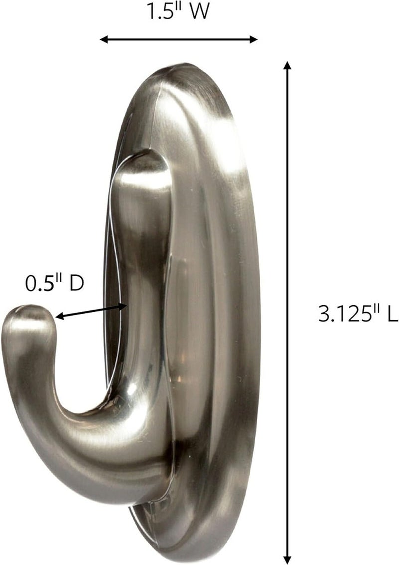 Command Traditional Medium Hook with Water Resistant Strips (Pack of 2) - Image 2