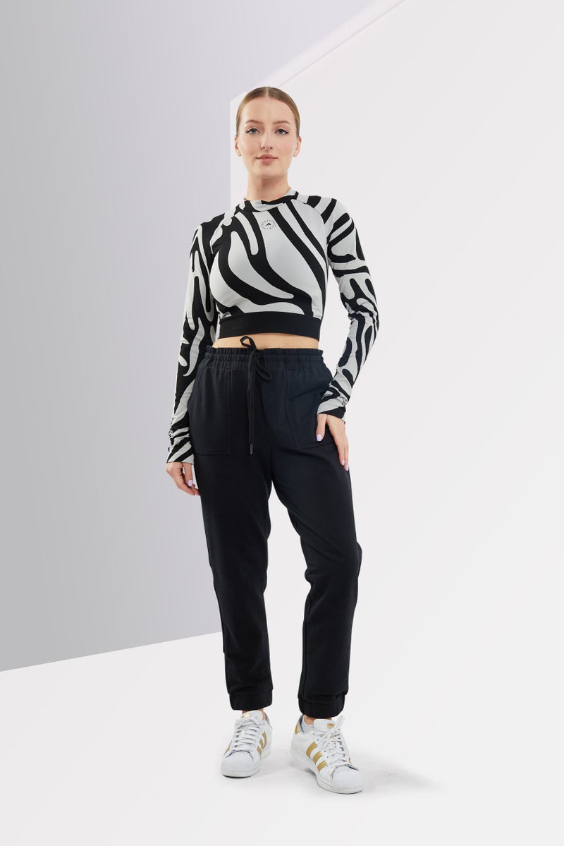 Adidas by Stella McCartney Women Sportswear Fit Short Sleeves Training Top, Multicolor - Image 3