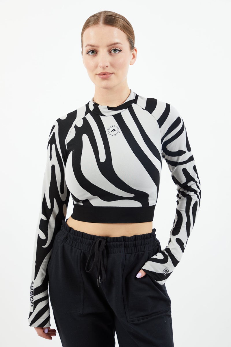 Adidas by Stella McCartney Women Sportswear Fit Short Sleeves Training Top, Multicolor - Image 1