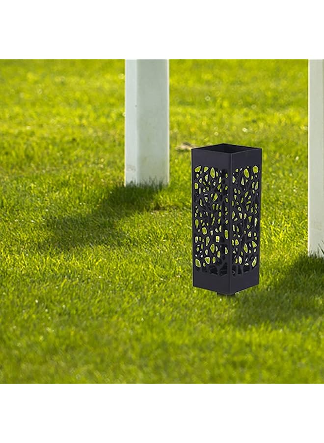 erorex 2 Pcs Grave Flower Holders Cemetery Vase For Fresh Artificial Flowers Grave Decorations 7 Inch Inch Plastic Rectangle Vases With 5 Inch Inch Detachable Long Spike Black - Image 5