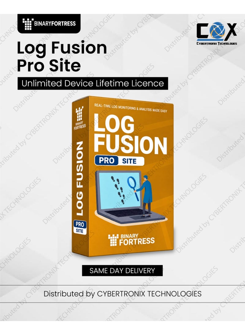 Binary Fortress LogFusion Pro Site | Unlimited Devices for Lifetime | Digital License | Same Day Delivery