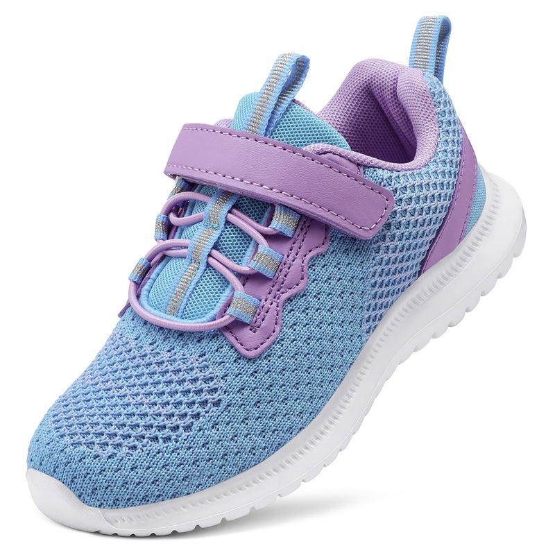 RUNSIDE Kids Shoes, Boys Girls Sneakers Lightweight Athletic Walking/Running Tennis Shoes, Size 9 Toddler, Blue - Image 1