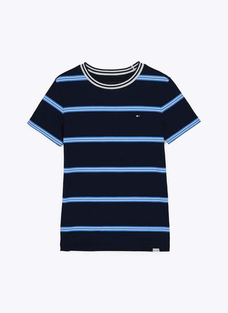 TOMMY HILFIGER Kids Monotype Stripe Regular T-Shirt