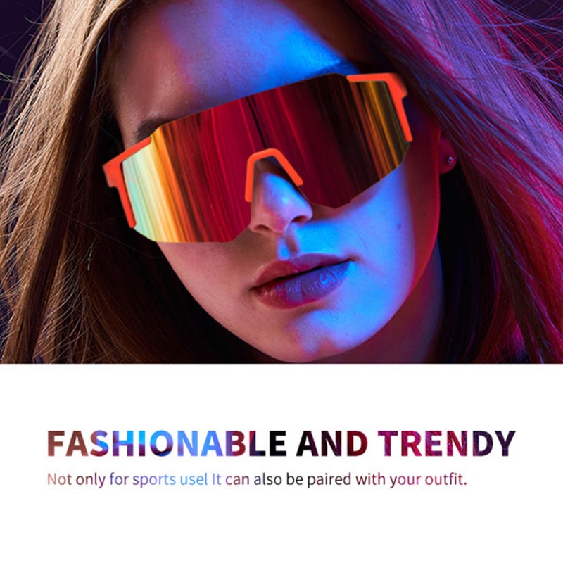 FEISEDY Sports Sunglasses Mens Women Baseball Biking Cycling Sunglasses for Teens UV400 Protection B2388 - Image 3