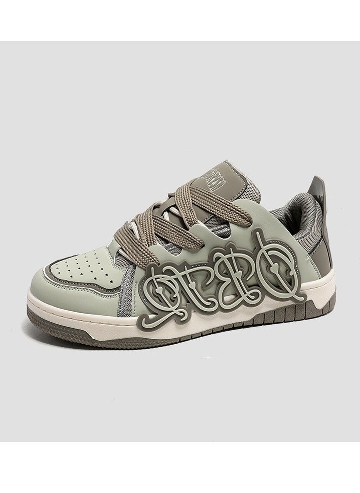 KUYING - New Thick Sole Elevated Board Shoes - Image 1