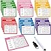 Yeaqee 12 Pcs Word Search Puzzle Books for Adults Reusable Large Print Word Search Books Alzheimers Products Dementia Activities with 4 Markers for Elderly Seniors Patients CrosswordBright Color - Image 2