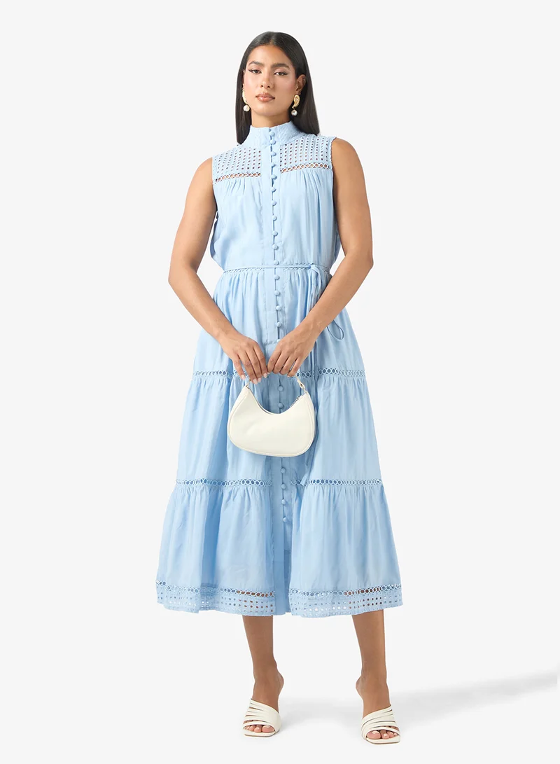 ELLA Tiered Shirt Dress