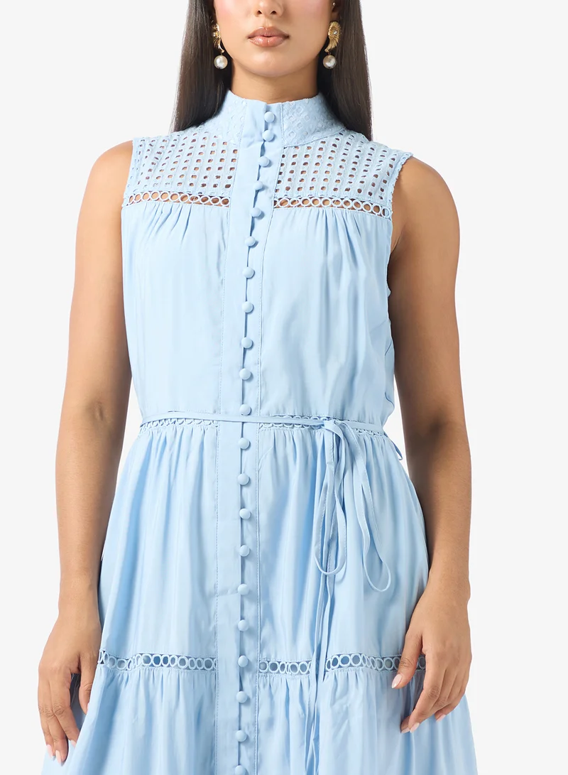 ELLA Tiered Shirt Dress