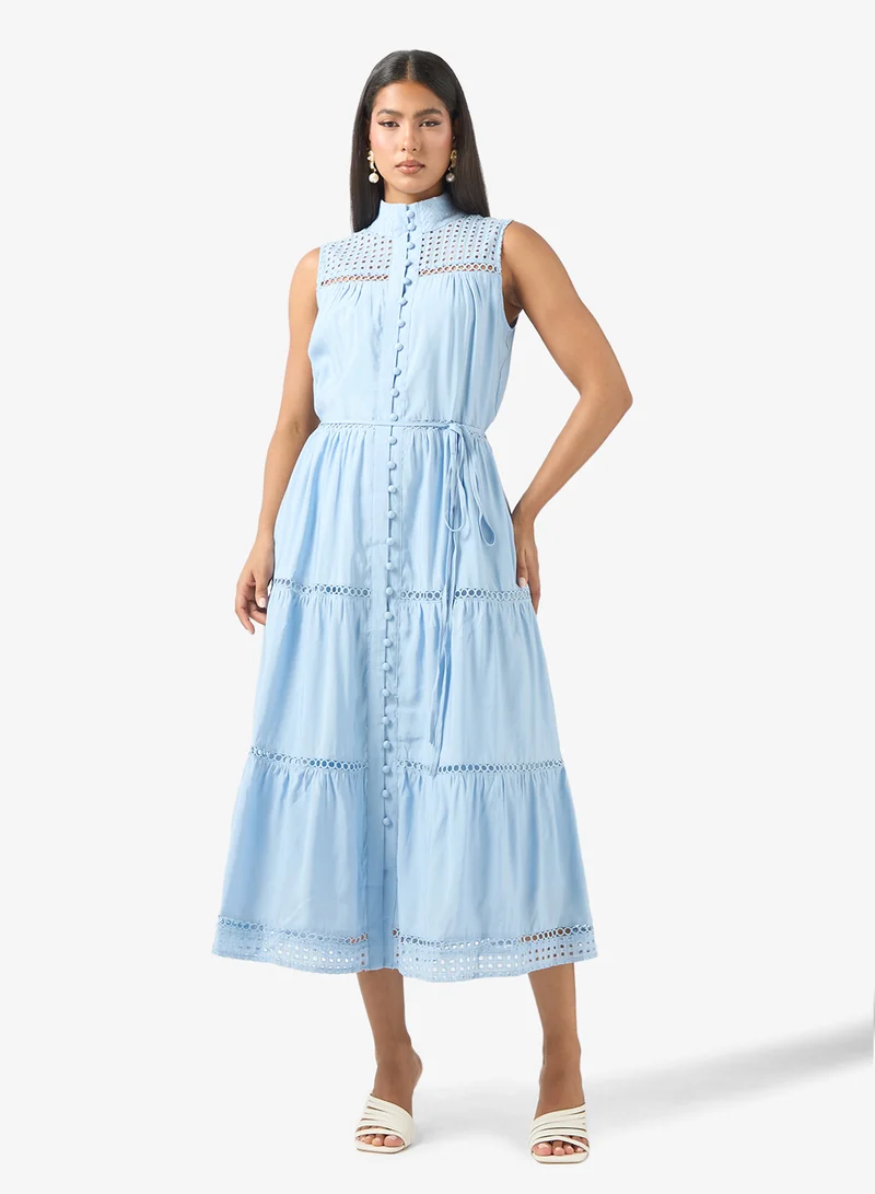 ELLA Tiered Shirt Dress