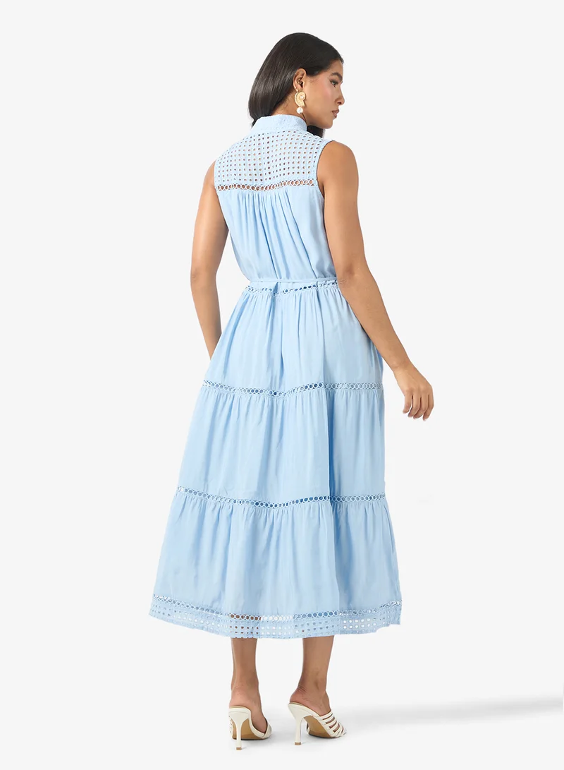 ELLA Tiered Shirt Dress