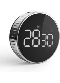 Juxori Digital Kitchen TimerCount UpDown Minutes Magnetic Timer for Cooking Count UpDown Study Timer for Kids Touch Control Mini Timer with Large LCD Display for Baking Classroom Fitness