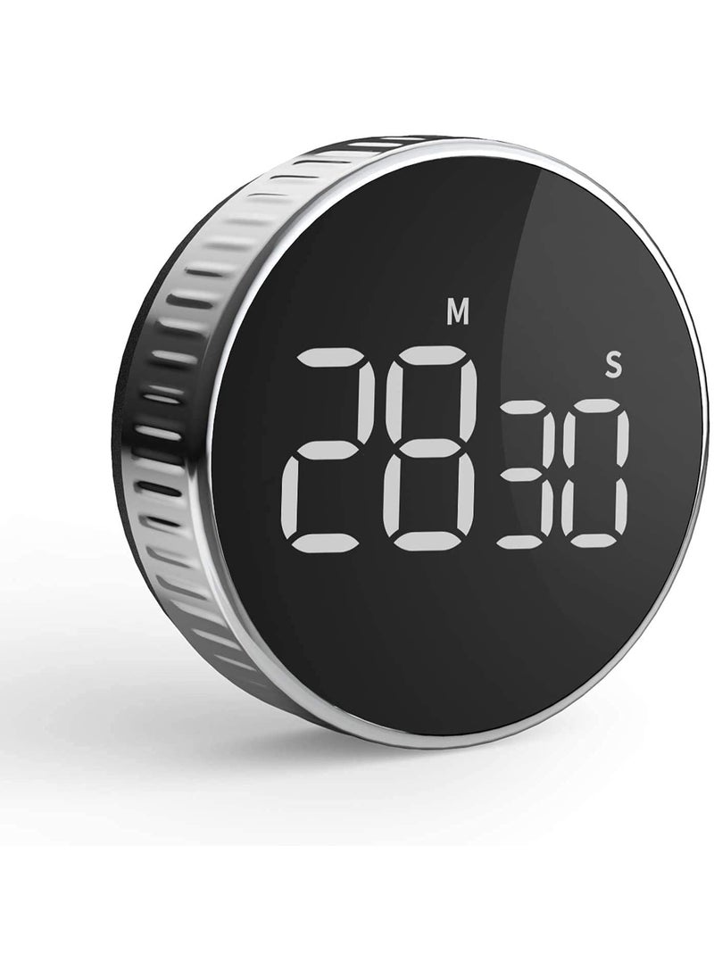 Juxori - Juxori Digital Kitchen TimerCount UpDown Minutes Magnetic Timer for Cooking Count UpDown Study Timer for Kids Touch Control Mini Timer with Large LCD Display for Baking Classroom Fitness - Image 1
